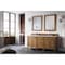 James Martin Vanities Brittany 72in Double Vanity, Saddle Brown w/ 3 CM Eternal Marfil Quartz Top 650-V72-SBR-3EMR - alternate 3